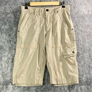 Express‎ Mens Light Tan Longer Length Cargo Shorts Size 30